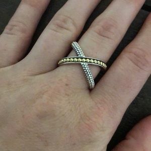 LAGOS infinity ring, size 7